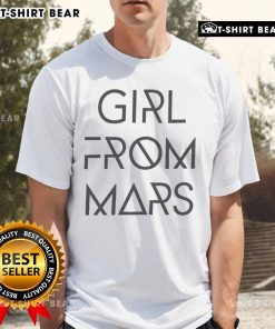 Premium Ash Girl From Mars T-Shirt featuring a unique graphic design, perfect for stylish casual wear.