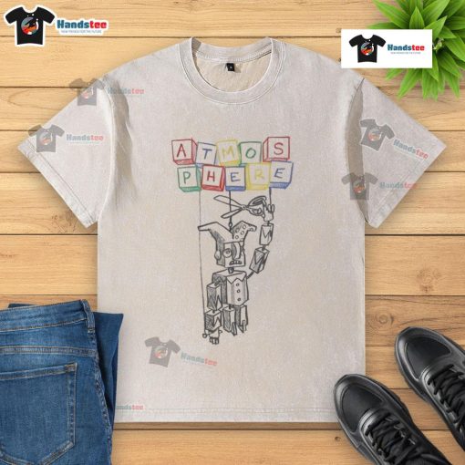 Alt Text: Premium Atmosphere Puppets Washed T-Shirt featuring a unique puppet graphic on a soft, comfortable fabric.