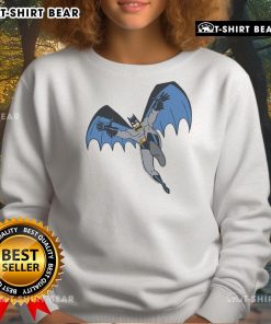 Alt Text: Premium Batman character sweatshirt featuring a bold logo, designed for fans seeking stylish superhero apparel.