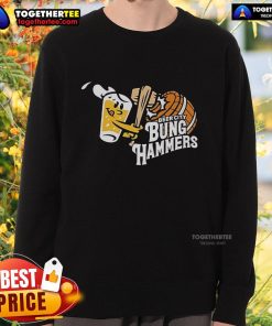 Alt Text: Premium Beer City Bung Hammers Sweatshirt - stylish and cozy apparel for craft beer enthusiasts.