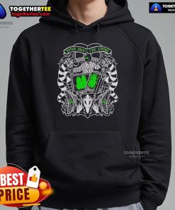 Premium Beetlejuice Never Trust The Living Hoodie featuring iconic character design and vibrant colors for fans.