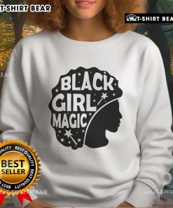 Premium Black Girl Black Magic Sweatshirt featuring a stylish design celebrating Black culture and empowerment.