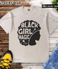 Premium Black Girl Black Magic Washed T-Shirt featuring stylish design and comfortable fit, perfect for casual wear.