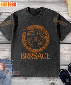 Alt Text: Premium BRRSACE Joe Brr Fashion Washed T-Shirt in stylish design, perfect for casual wear and trendy outfits.
