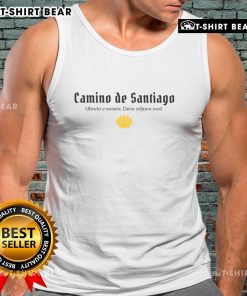 Premium Camino de Santiago Spain trekking tank top featuring Way of St. James design for outdoor enthusiasts.