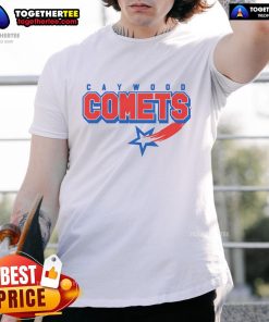 Premium Caywood Comets Block T-Shirt featuring bold graphics and comfortable fit for fans and casual wear.
