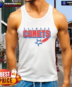 Premium Caywood Comets Block Tank Top featuring vibrant colors and stylish design, perfect for casual summer wear.