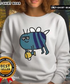 Alt Text: Cartoon-style Premium Charlotte Hornets sweatshirt celebrating their Summer League victory, perfect for fans.