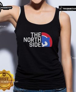 Premium Chicago Cubs North Side tank top featuring vibrant team colors and logo, perfect for fans on warm days.
