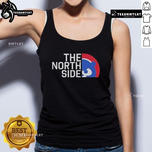 Premium Chicago Cubs North Side tank top featuring vibrant team colors and logo, perfect for fans on warm days.