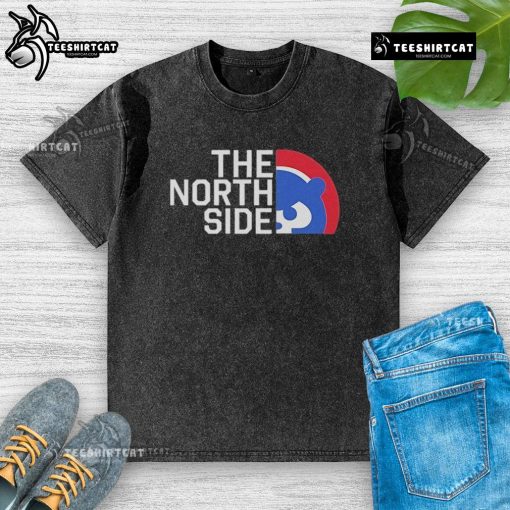 Premium Chicago Cubs North Side washed t-shirt featuring classic logo and soft fabric, perfect for fans and casual wear.