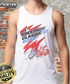 Premium Cincinnati Reds and Atlanta Braves MLB Speedway Classic 25 tank top featured in Bristol, TN.