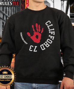 Premium Clifford 73 001 Fingerprint Sweatshirt in stylish design, perfect for casual wear and unique fashion statements.