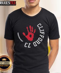 Premium Clifford 73 001 Fingerprint T-Shirt featuring a unique fingerprint design on a stylish, comfortable fabric.