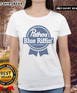 Premium Conjurer Pathos Blue Riffin Ladies Tee featuring a stylish design and comfortable fit for casual wear.