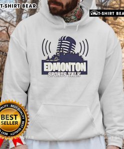 Premium Edmonton Sports Talk Est. 1260 hoodie featuring a stylish design, perfect for fans and sports enthusiasts.
