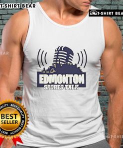 Premium Edmonton Sports Talk Est. 1260 tank top featuring a stylish design for sports enthusiasts.