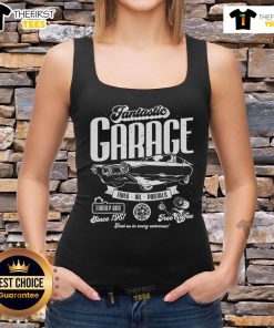 Premium Fantastic Garage tank top, family-run since 1961, featuring a stylish design perfect for garage enthusiasts.