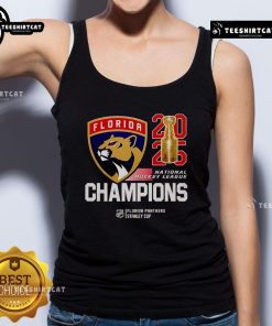 Premium Florida Panthers 2025 NHL Final Champions tank top showcasing team pride and championship spirit.