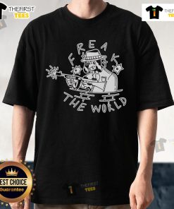 Premium Freak The World Crimeink T-Shirt featuring bold graphic design and high-quality fabric for stylish streetwear.
