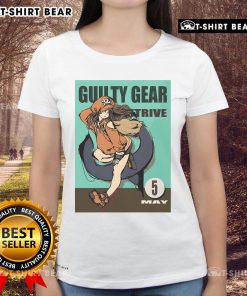 Premium Guilty Gear Strive May 5 Ladies Tee featuring vibrant design and comfortable fit for fans of the game.