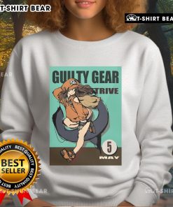 Premium Guilty Gear Strive May 5 Sweatshirt featuring vibrant graphics and a stylish design for gaming enthusiasts.