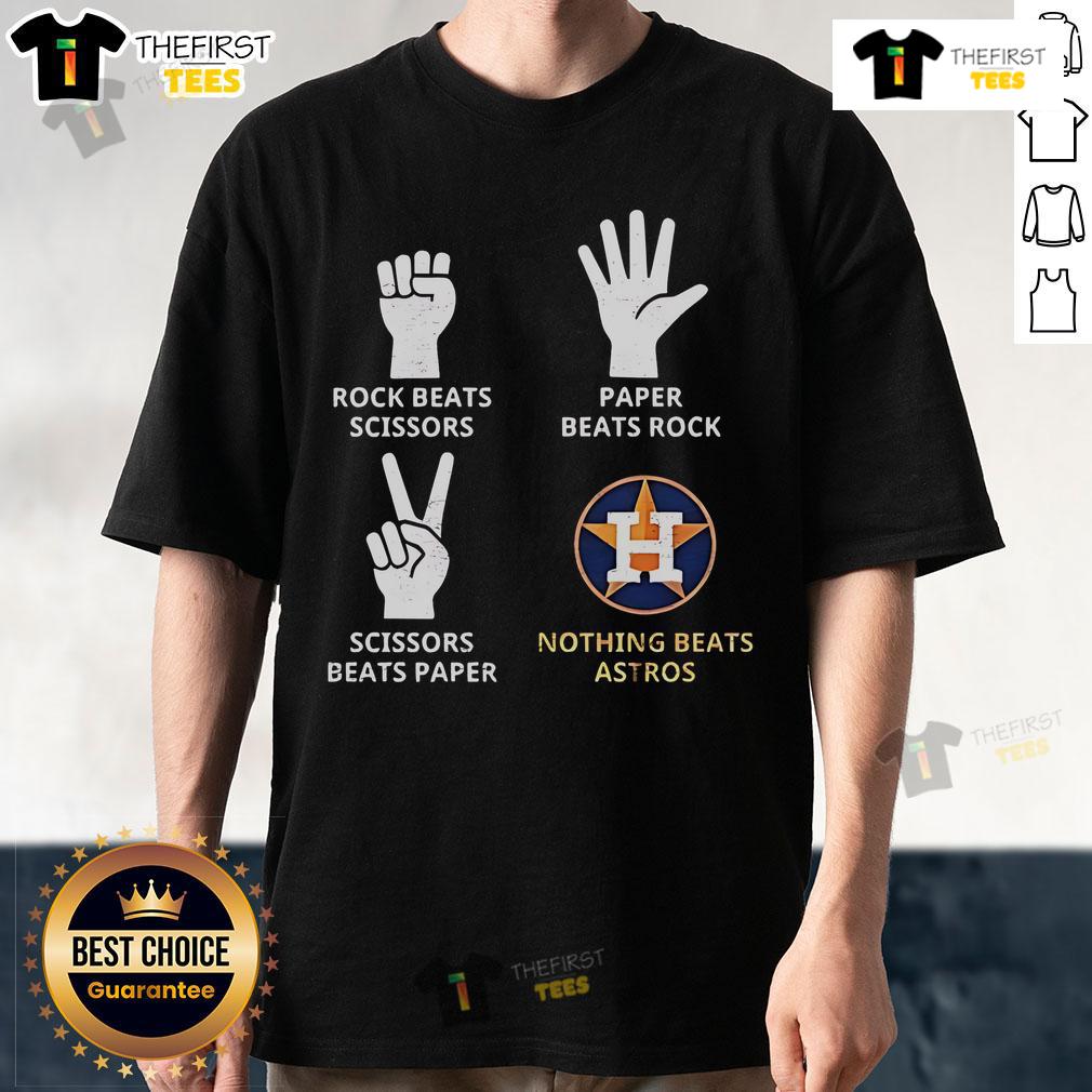 Premium Houston Astros Nothing Beats Astros Hands Rock Paper Scissors T Shirt Premium Houston Astros Nothing Beats Astros Hands Rock Paper Scissors T-Shirt featuring vibrant team graphics and colors.