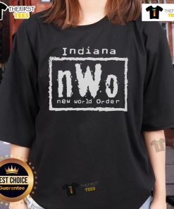Premium Indiana nWo New World Order Ladies Tee featuring a stylish design for fans of wrestling and pop culture.