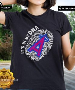 Premium 'It's In My DNA' Angeles Ladies Tee featuring stylish design and comfortable fit, perfect for casual wear.