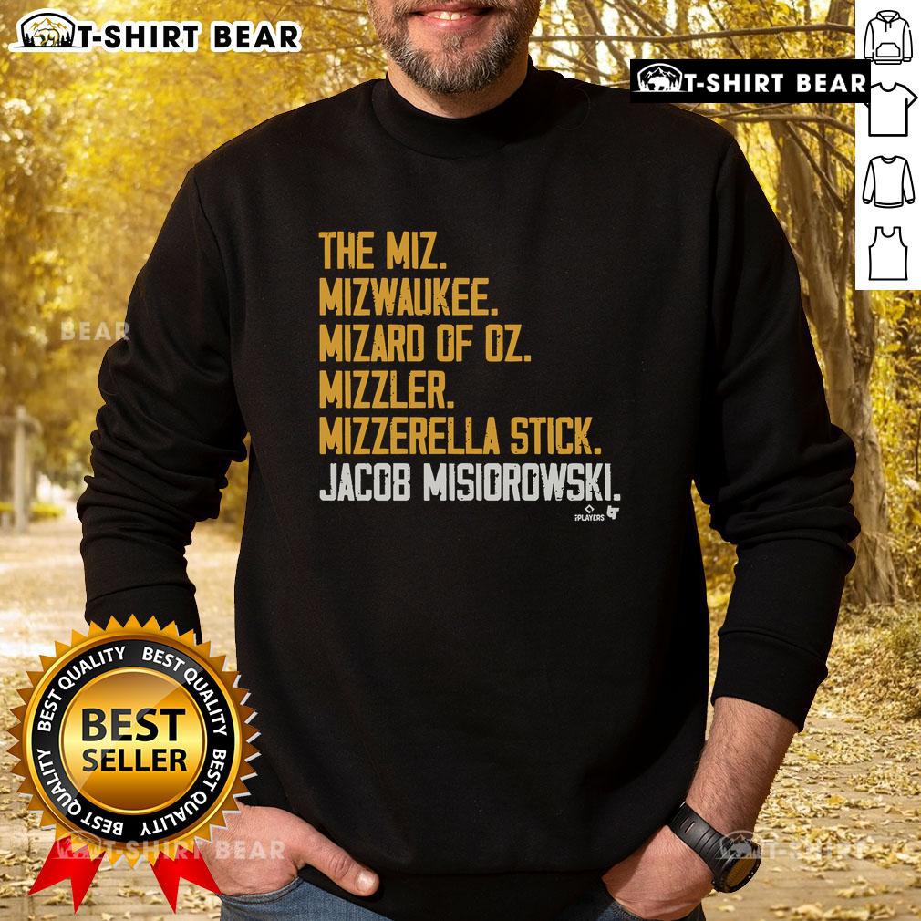 Premium Jacob Misiorowski Nicknames Sweatshirt Premium Jacob Misiorowski nicknames sweatshirt featuring bold graphics and comfortable fit, perfect for baseball fans.