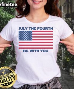 Premium July Fourth Themed Ladies Tee featuring a playful design perfect for celebrating Independence Day.