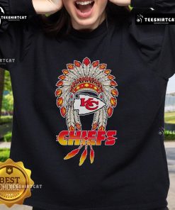 Premium Kansas City Chiefs X Native American 2025 baseball sweatshirt featuring vibrant team colors and unique design.