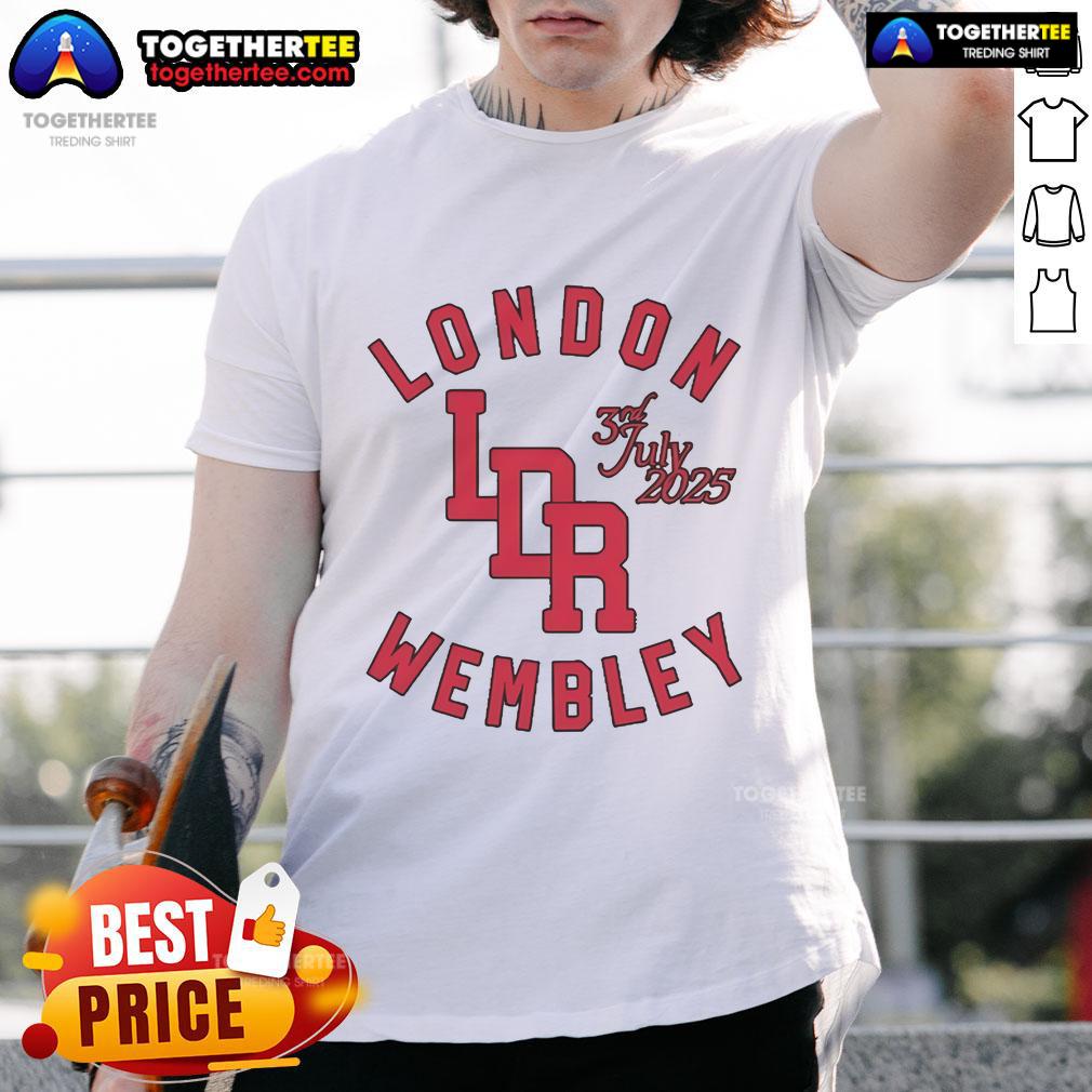 Premium Lana Del Rey London Wembley 07.03.2025 T Shirt Premium Lana Del Rey London Wembley 07.03.2025 T-Shirt featuring vibrant design and iconic concert graphics.