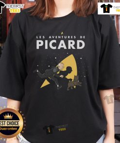 Premium Les Adventures De Picard Ladies Tee featuring stylish design and comfortable fit for fans of the series.