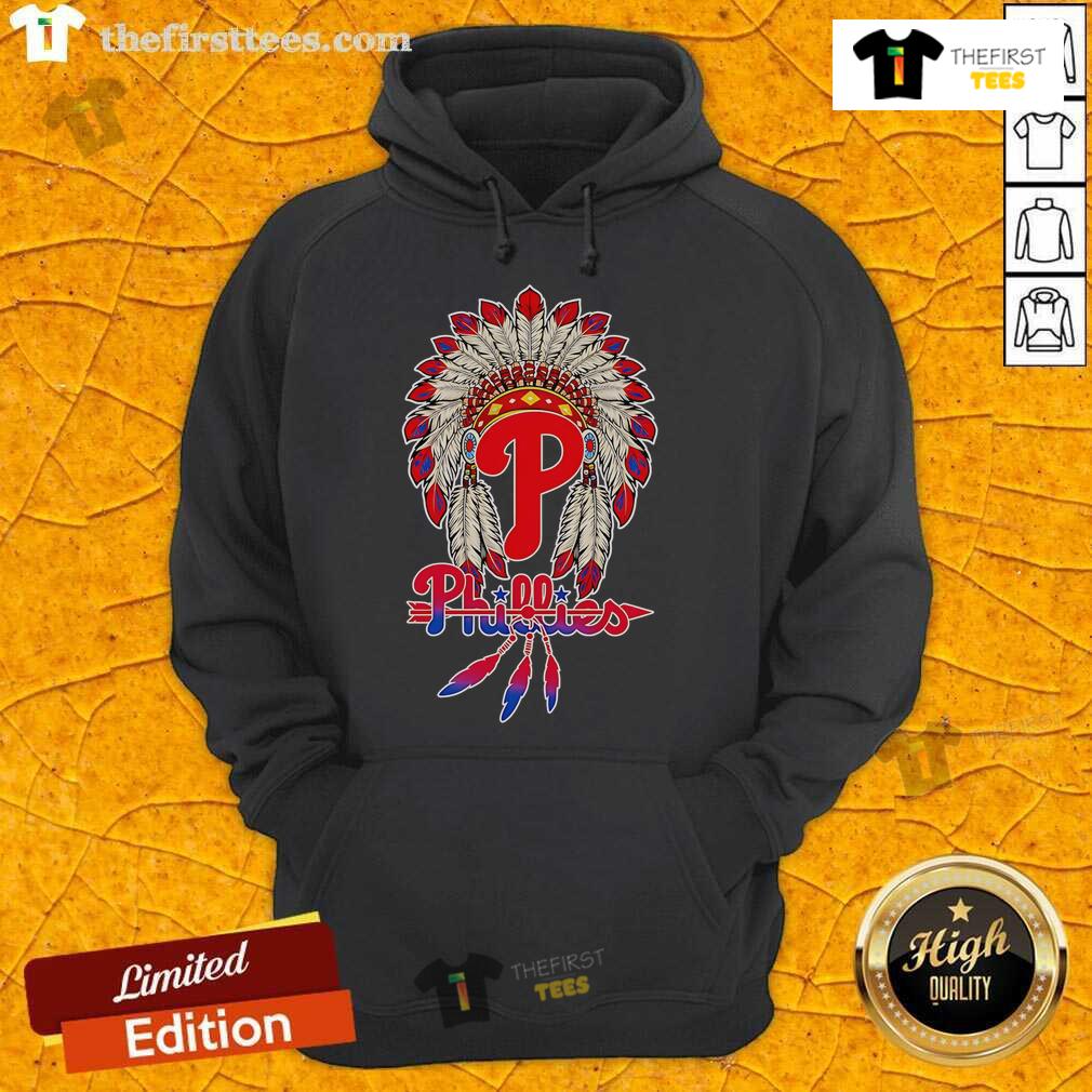 Premium Native Chief Headdress Philadelphia Phillies Hoodie Premium Native Chief Headdress Philadelphia Phillies Hoodie featuring vibrant colors and unique design for fans.