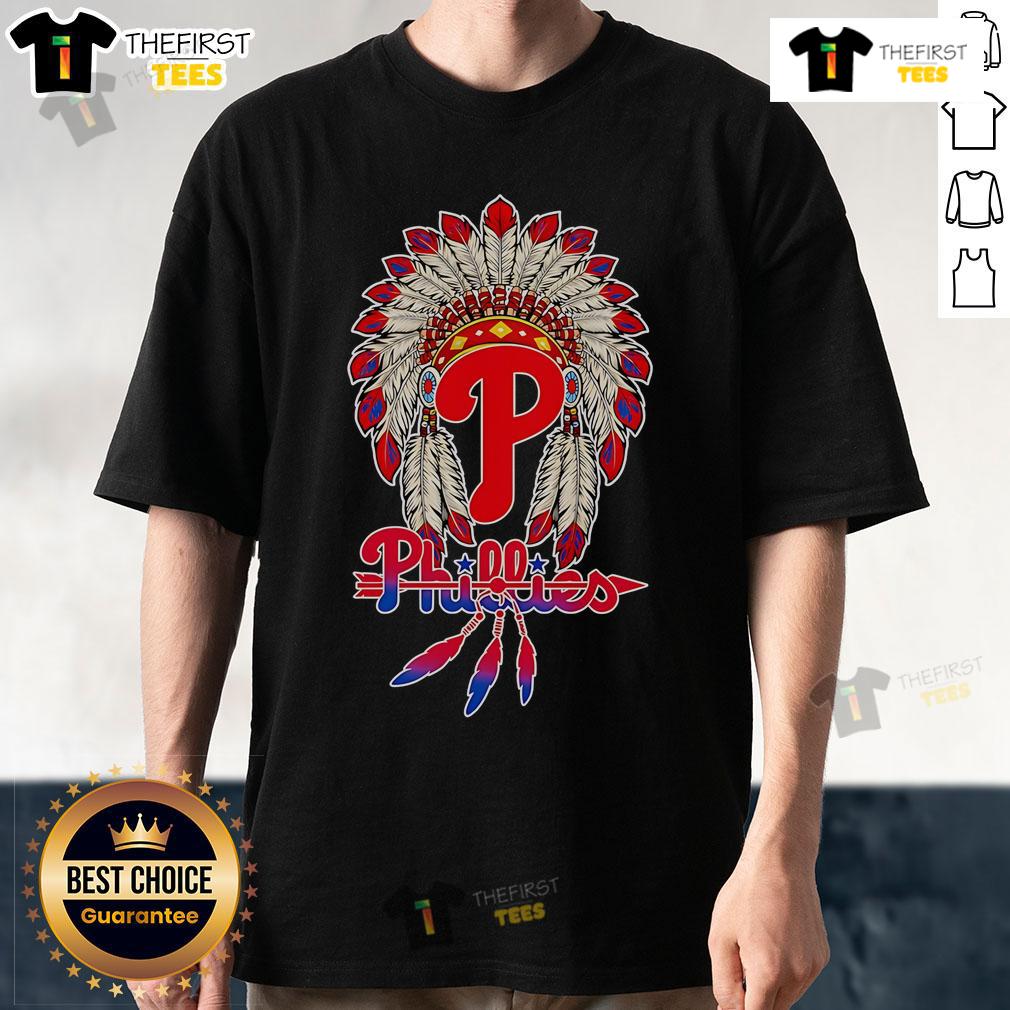 Premium Native Chief Headdress Philadelphia Phillies T Shirt Premium Native Chief Headdress Philadelphia Phillies T-Shirt featuring vibrant graphics and a comfortable fit for fans.
