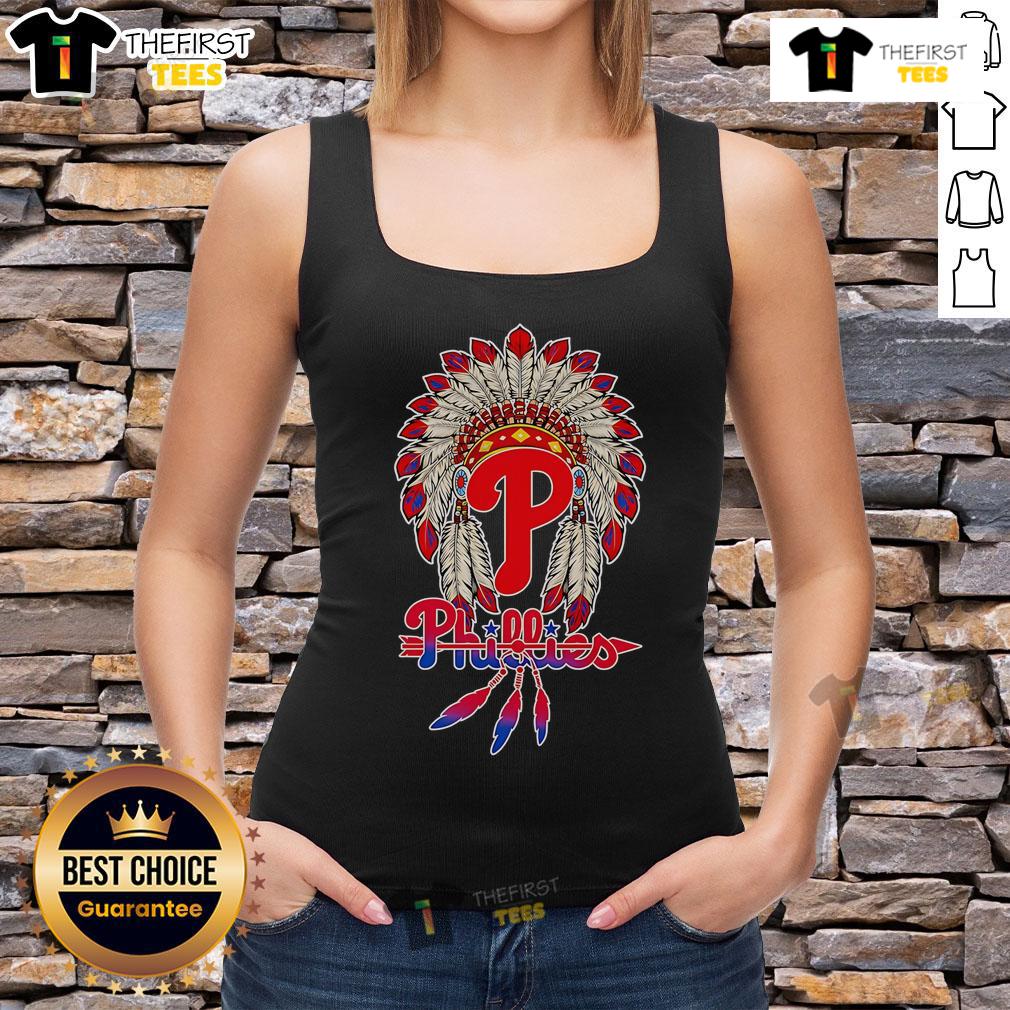 Premium Native Chief Headdress Philadelphia Phillies Tank Top Premium Native Chief Headdress Philadelphia Phillies Tank Top featuring vibrant colors and stylish design for fans.