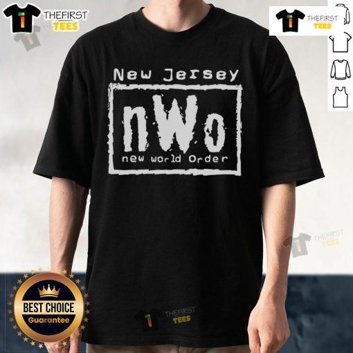 Premium New Jersey NWO New World Order T-Shirt featuring bold graphics and high-quality fabric for fans of the movement.