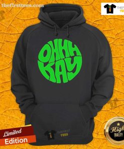 Premium Ohhhkay Logo Hoodie featuring a stylish design, perfect for casual wear and showcasing modern street fashion.