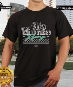 Premium Old Milwaukee Neon Drift Racing 2025 T-Shirt featuring vibrant graphics and a stylish design for motorsport fans.