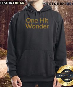 Premium One Hit Wonder Hoodie in black, featuring a trendy design and comfortable fit for casual wear.