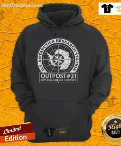 Premium Outpost 31 National Science Institute hoodie featuring a stylish design, perfect for fans of science and adventure.