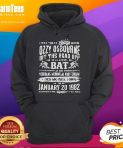 Premium Ozzy Osbourne 'I Was There In Spirit' Hoodie featuring iconic design and comfortable fit for fans.