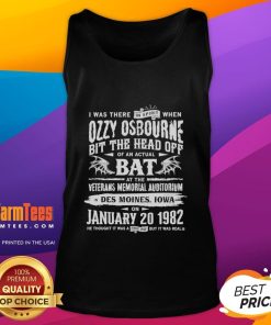 Premium Ozzy Osbourne I Was There In Spirit Tank Top featuring iconic rock graphics and a stylish cut for fans.