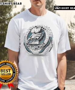 Alt Text: Premium Philadelphia Eagles Ring Super Bowl LIX 2025 T-Shirt featuring team logo and championship design.