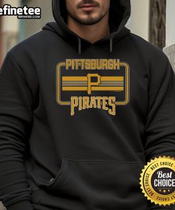 Premium Pittsburgh Pirates Fanfare Hoodie in black with team logo, perfect for fans showing their support.