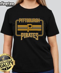 Premium Pittsburgh Pirates Fanfare Ladies Tee showcasing team colors and logo, perfect for game day and sports fans.