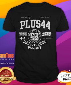Alt Text: Premium Plus 44 Silver Stone 'Still We Rise' T-Shirt featuring a stylish design, perfect for expressing resilience and strength.