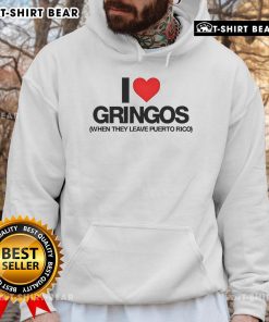 Alt Text: Premium 'I Love Gringos When They Leave Puerto Rico' hoodie showcasing vibrant design and comfortable fit.