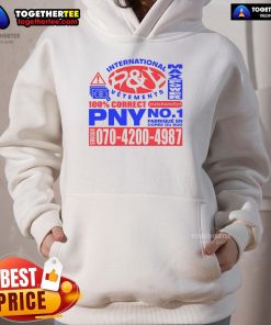 Alt Text: Premium PY International Vetements Max Power PNY No.1 Hoodie displayed in stylish urban setting, showcasing its design and quality.